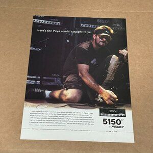 Ramon Ortiz of PUYA - Peavey Amps - 2002 Print Advertisement